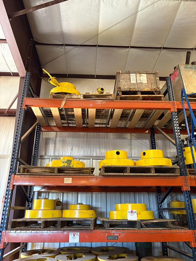 Used (6 pallets) w/ assorted 13-5/8” blind & test flanges
