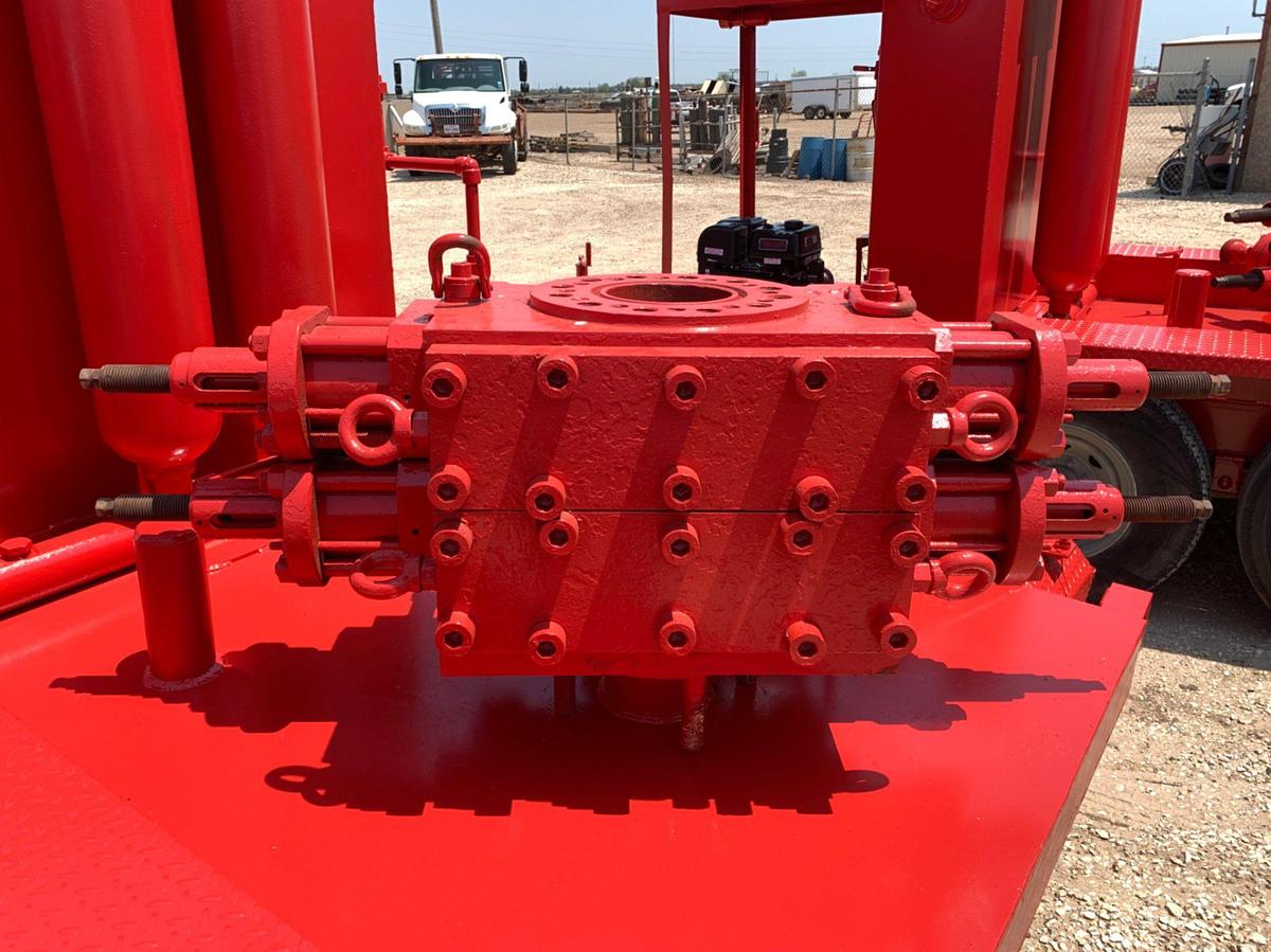 Used 2 Station 2 Bottle Closing Unit Trailer w/ Hydraulic BOP