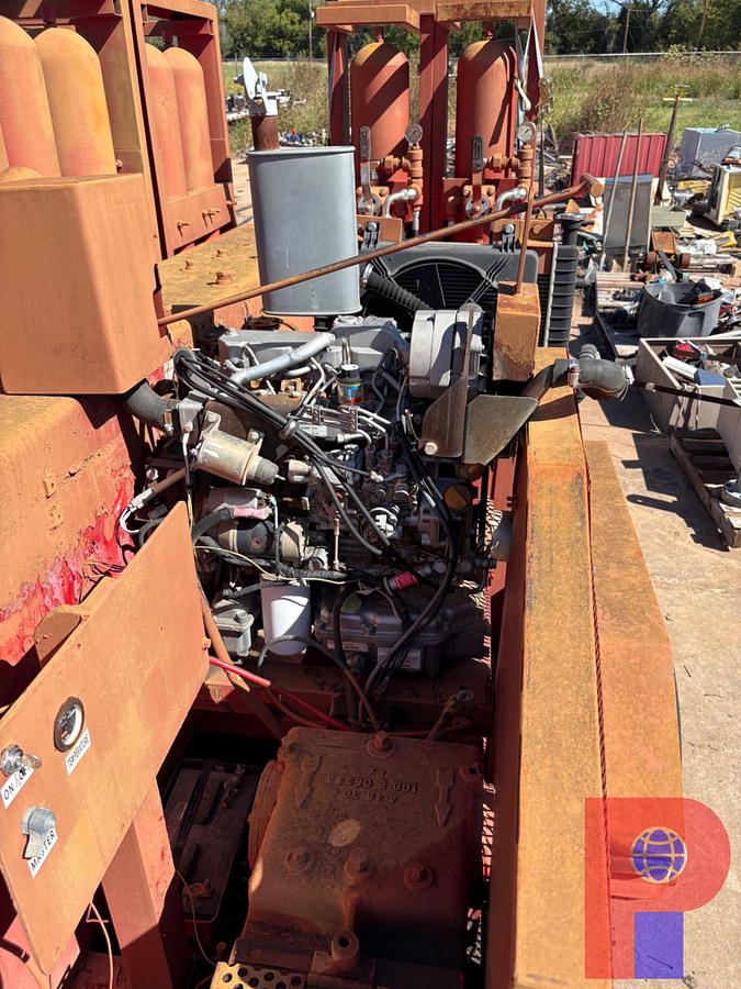 Used 10-STATION CLOSING UNIT MTD ON SHOPBUILT 16’ X 6’ T/A BUMPER PULL TRAILER
