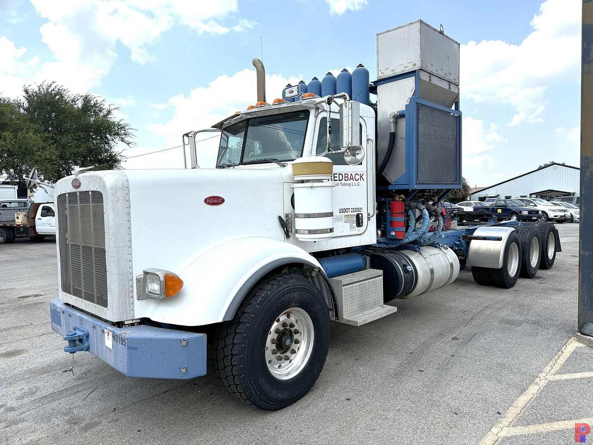 Used 2012 PETERBILT 367 TRI-DRIVE COILD TUBING HEAVY HAUL TRUCK