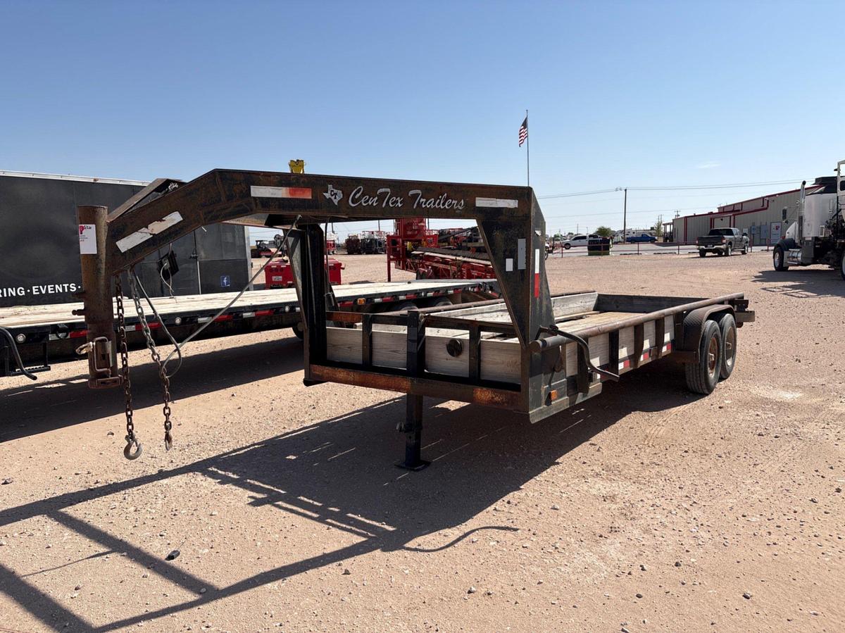 Used 2013 CENTEX TRAILERS 20’ X 6.5’ T/A GOOSENECK TRAILER