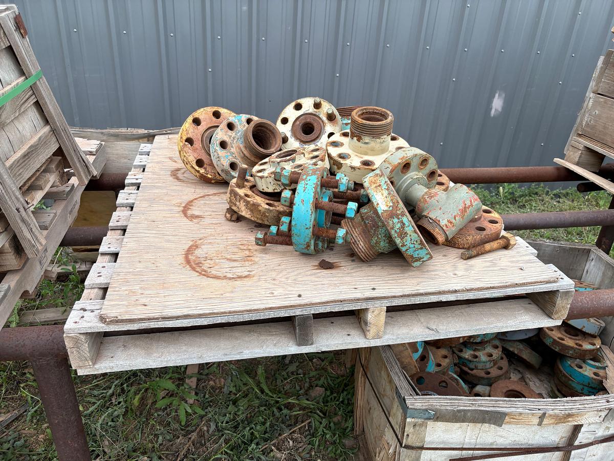 Used (20 pallets) w/ gate valves, esp connectors, casing pup jts, etc.