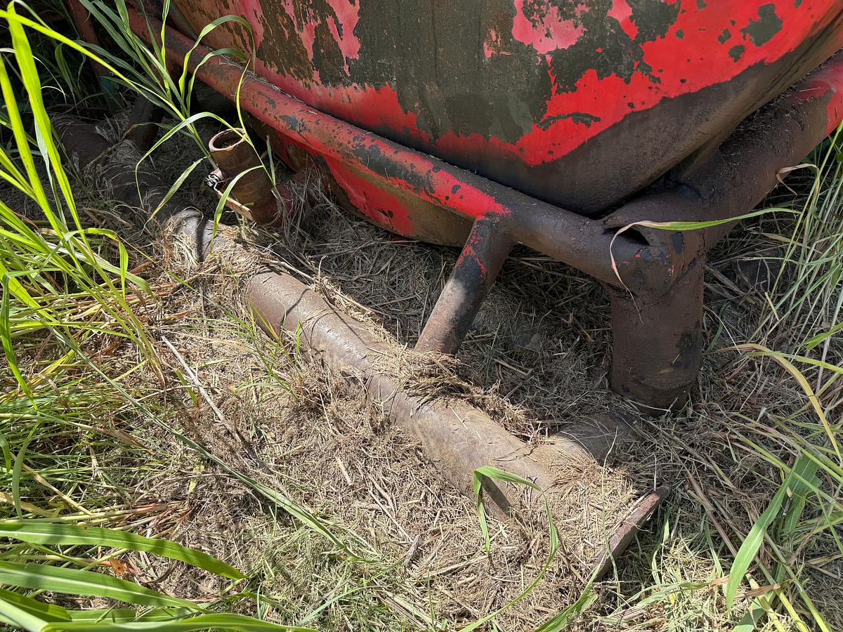 Used 2,700 GALLON FUEL TANK SKIDDED 12.5’L x 6’DIA