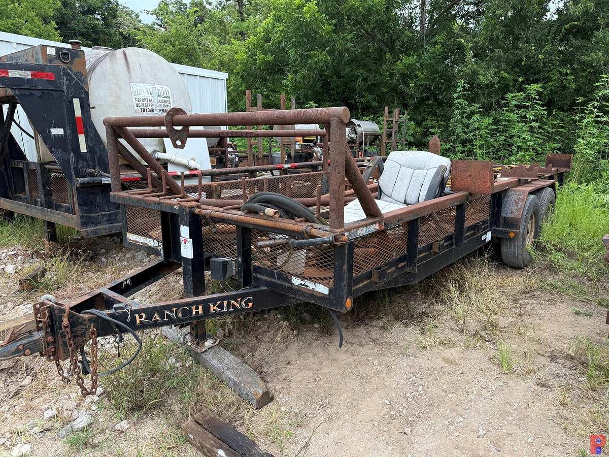 Used RANCH KING 20’ T/A BUMPER PULL TRAILER