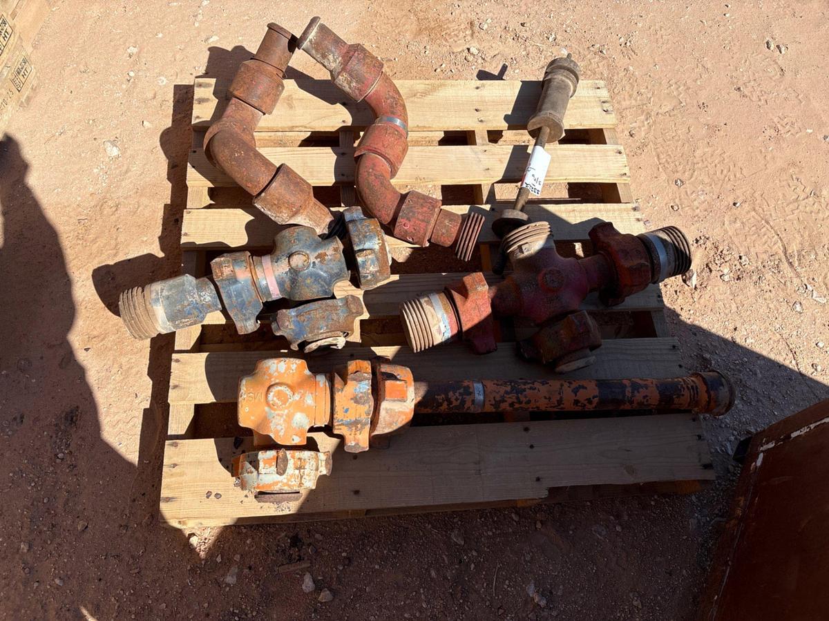 Used PALLET OF ASSORTED 2” 1502 FITTINGS