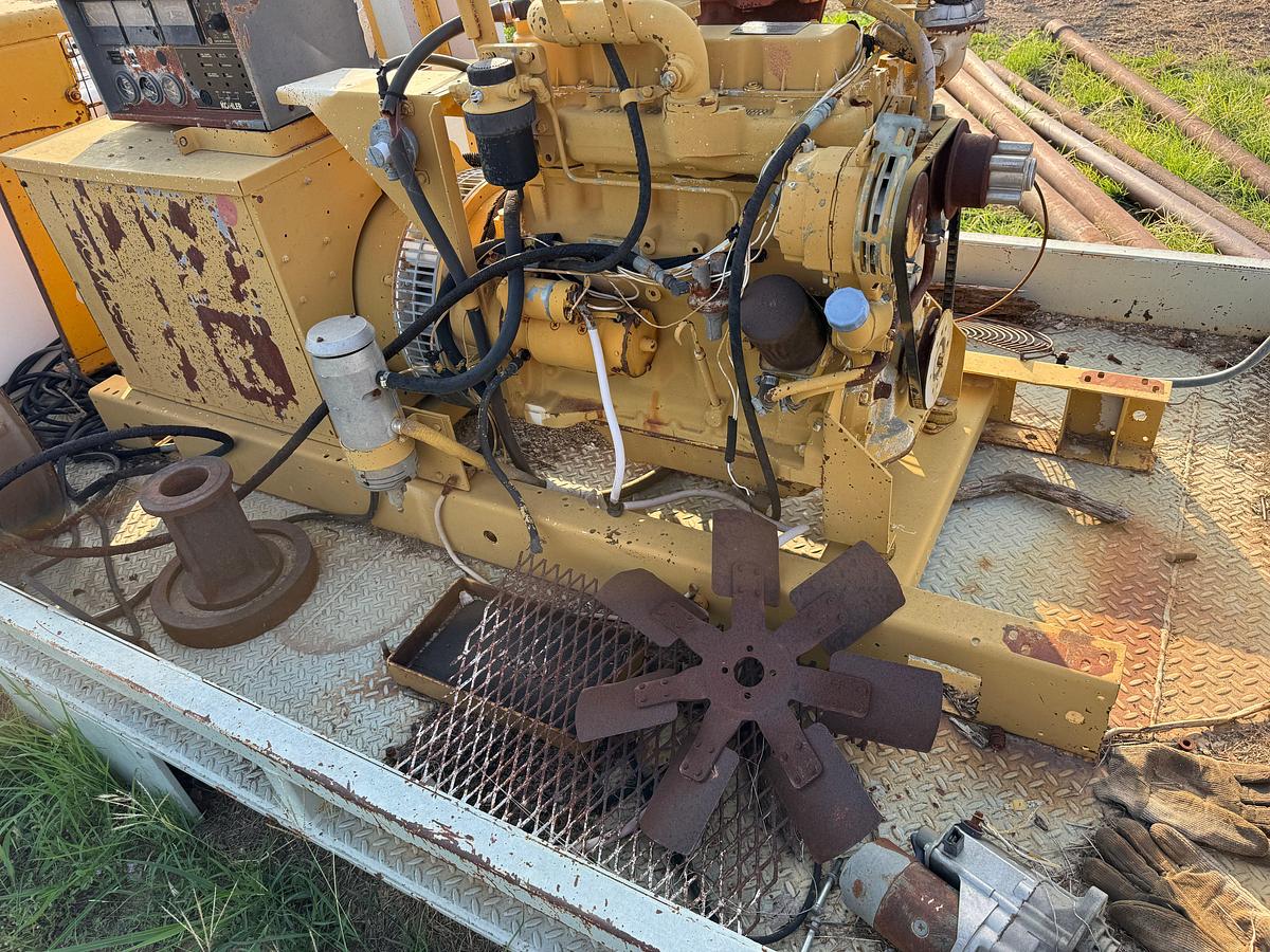 Used KOHLER 55-KW GENERATOR P/B JOHN DEERE 4039TF DIESEL ENGINE, (INOPERABLE)