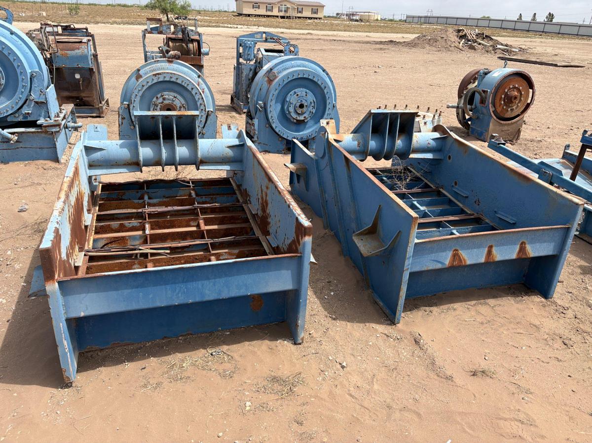 Used (3) incomplete shale shaker bodies