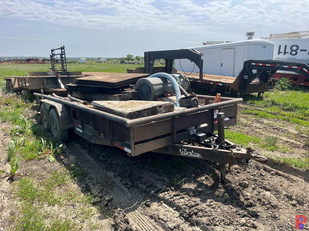 Used 2004 PACESETTER 18’ T/A BP BASE BEAM TRAILER