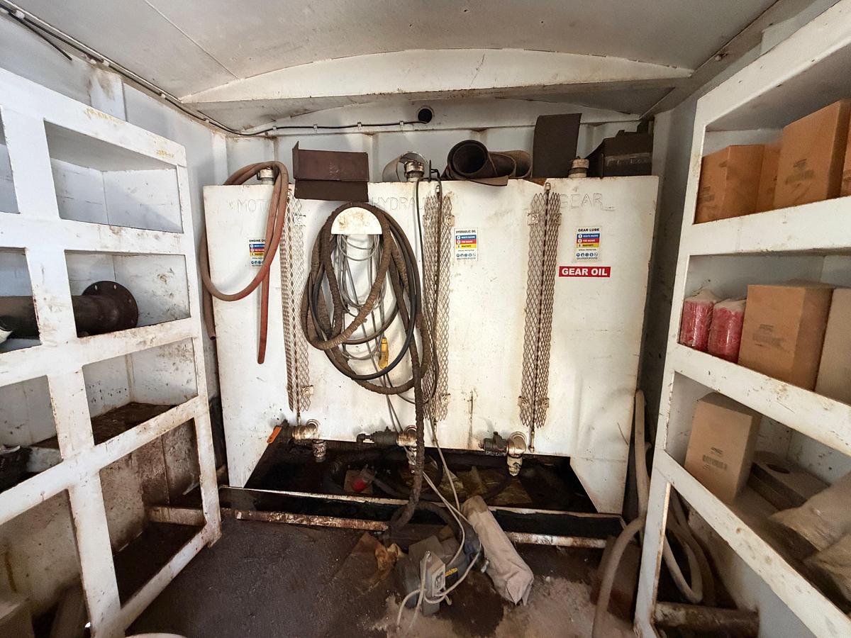 Used Walker Neer Hydraulic Power Unit House W/ Parts Room & Diesel Tank