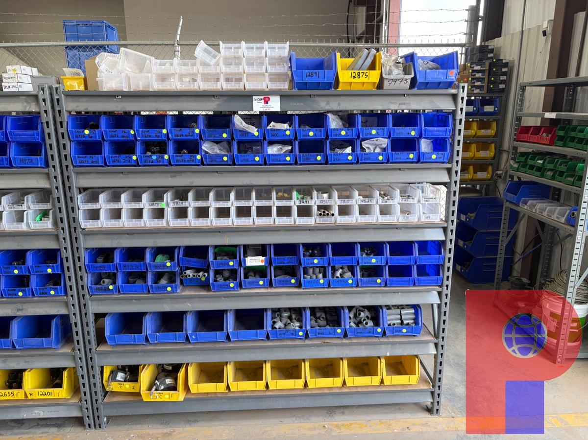 Used 6’ X 2’ X 6’ SHELF W/ CONTENTS