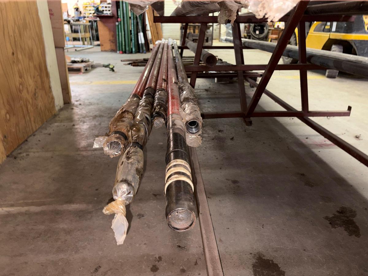 Used 2” x 1-1/2” x 10’ 25WD flexrite, HVR, CS parts 2-stage w/ 4’ pony rod