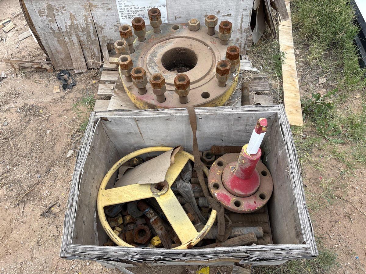 Used 8” DSA & crate of assorted stud bolts