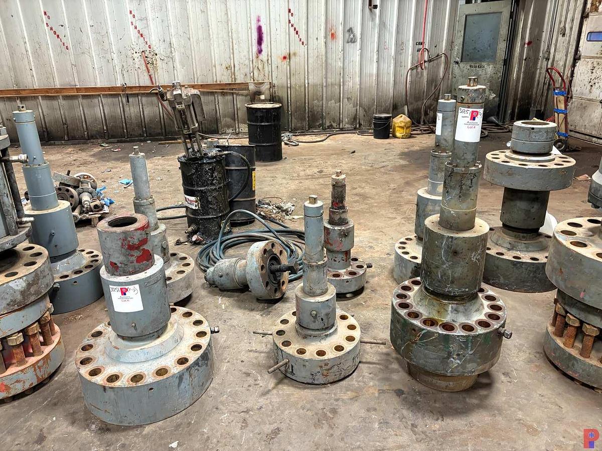 Used (7X$) FRAC VALVE STEM & BONNET FLANGES)