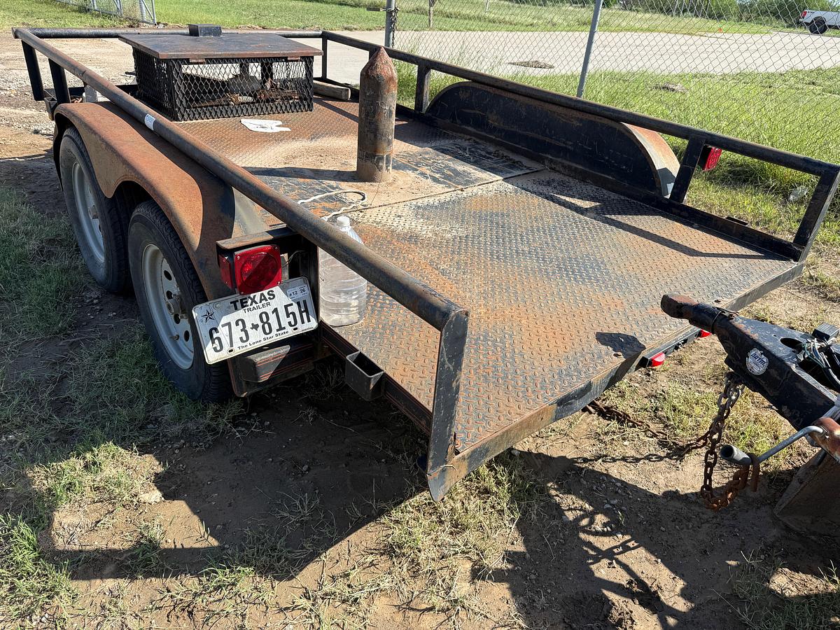 Used 2014 BESTBILT TRAILERS 12’ X 77” T/A BOP UTILITY TRAILER