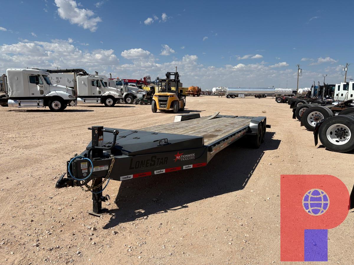 Used 2025 METALIUM INDUSTRIES 24’ X 7’ T/A BUMPER PULL CAR HAULER TRAILER