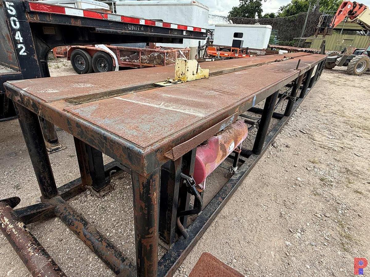 Used 40’L X 50”W X 45”H HYDRAULIC CATWALK SKIDDED