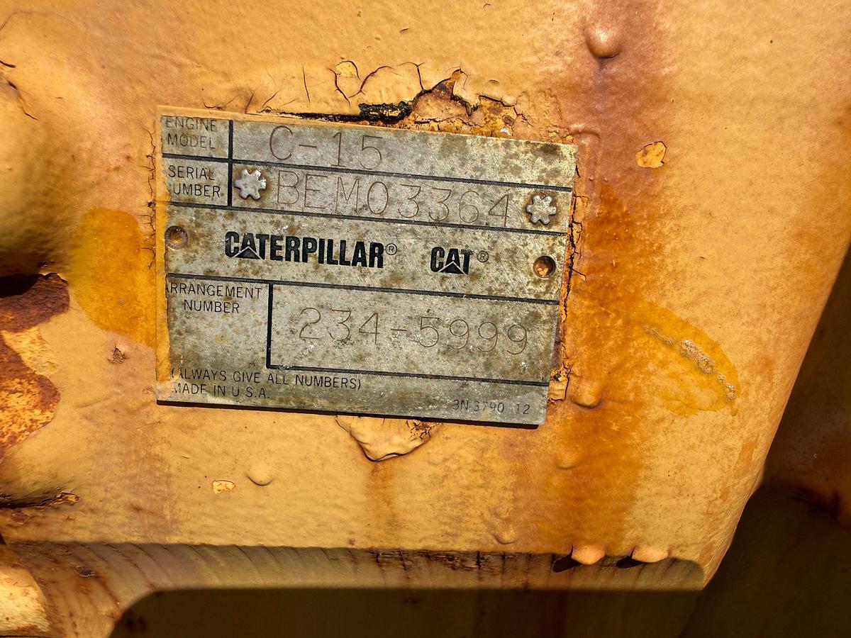 Used CATERPILLAR C15 POWER UNIT W/ FULLER T905 TRANS, SKIDDED