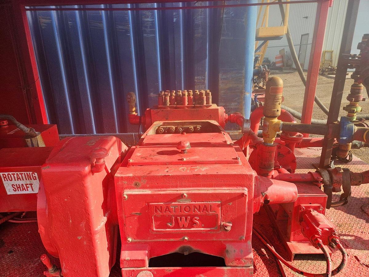 Used National JWS 165 Triplex Well Service Pump