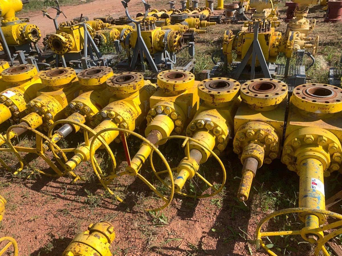 Used (7) 7-1/16 10k Gate Valves