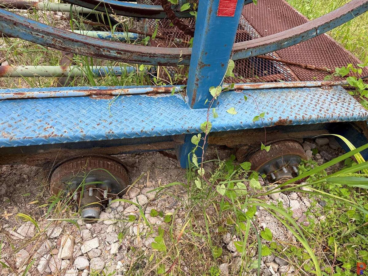 Used 2014 LUTTRELL WELDING SERVICES 19’ X 96” T/A BUMPER PULL HYDRAULIC REEL TRAILER