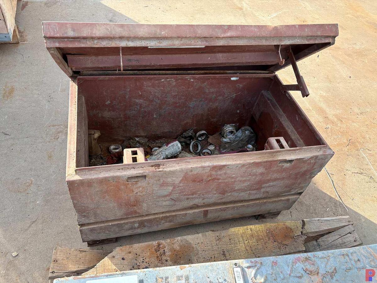 Used (2) 39” X 16” X 11” TOOLBOXES & (1) 3’ X 20” X 24” JOB BOX