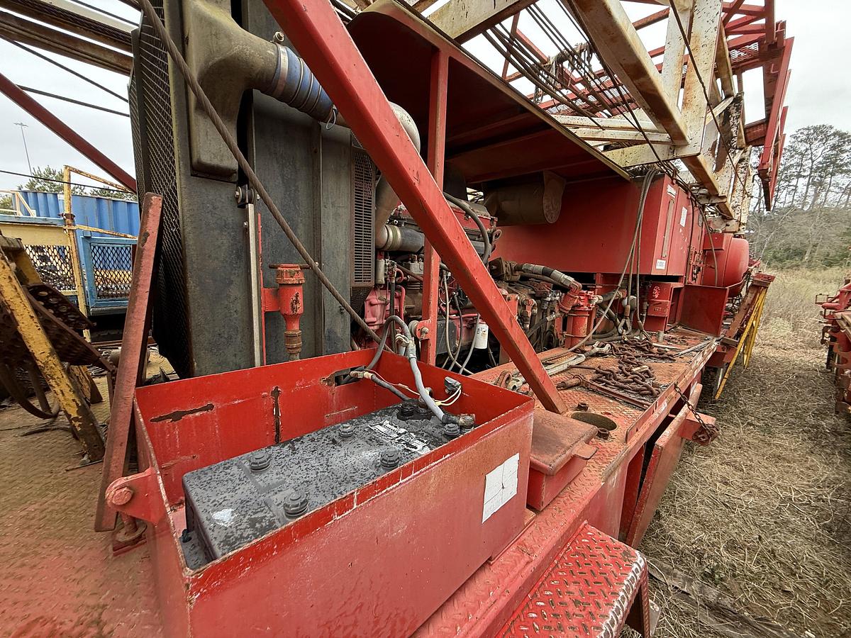 Used 1982 COOPER LTO 350 DD 97’-200K 5-AXLE WELL SERVICE WORKOVER RIG