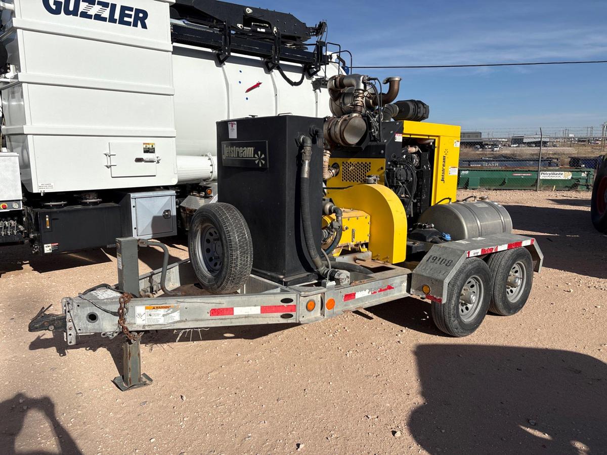 Used 2019 JETSTREAM X-3000D T/A BUMPER PULL 15,000PSI WATERBLAST UNIT
