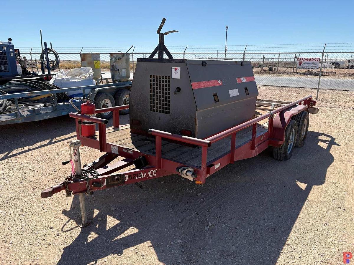 Used 2015 PARKER TRAILERS 16’ X 6’ T/A BUMPER PULL 20KW GENERATOR TRAILER