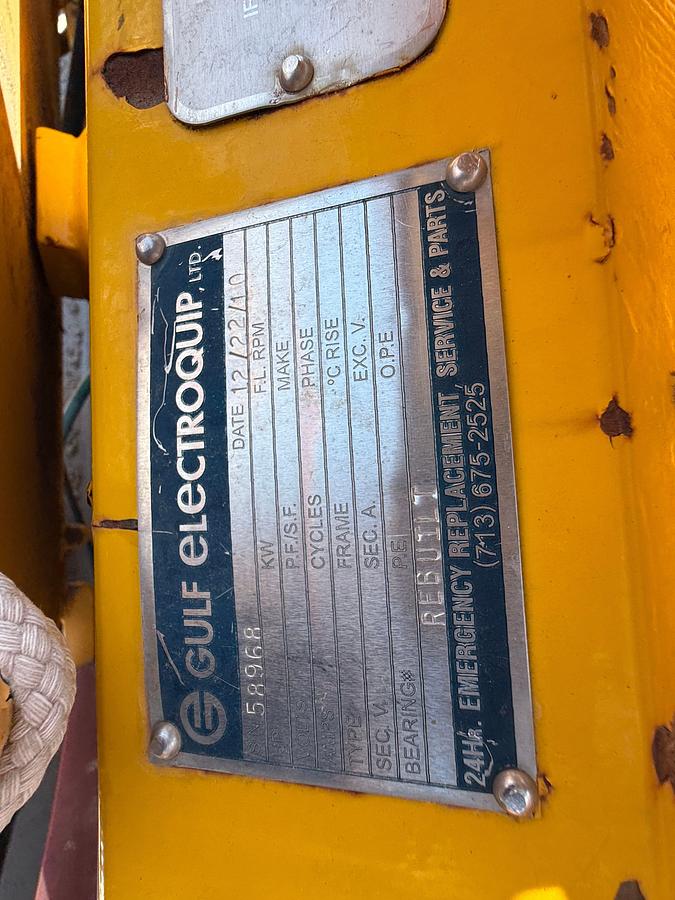 Used 2008 VARCO 500-TON TOP DRIVE SKIDDED
