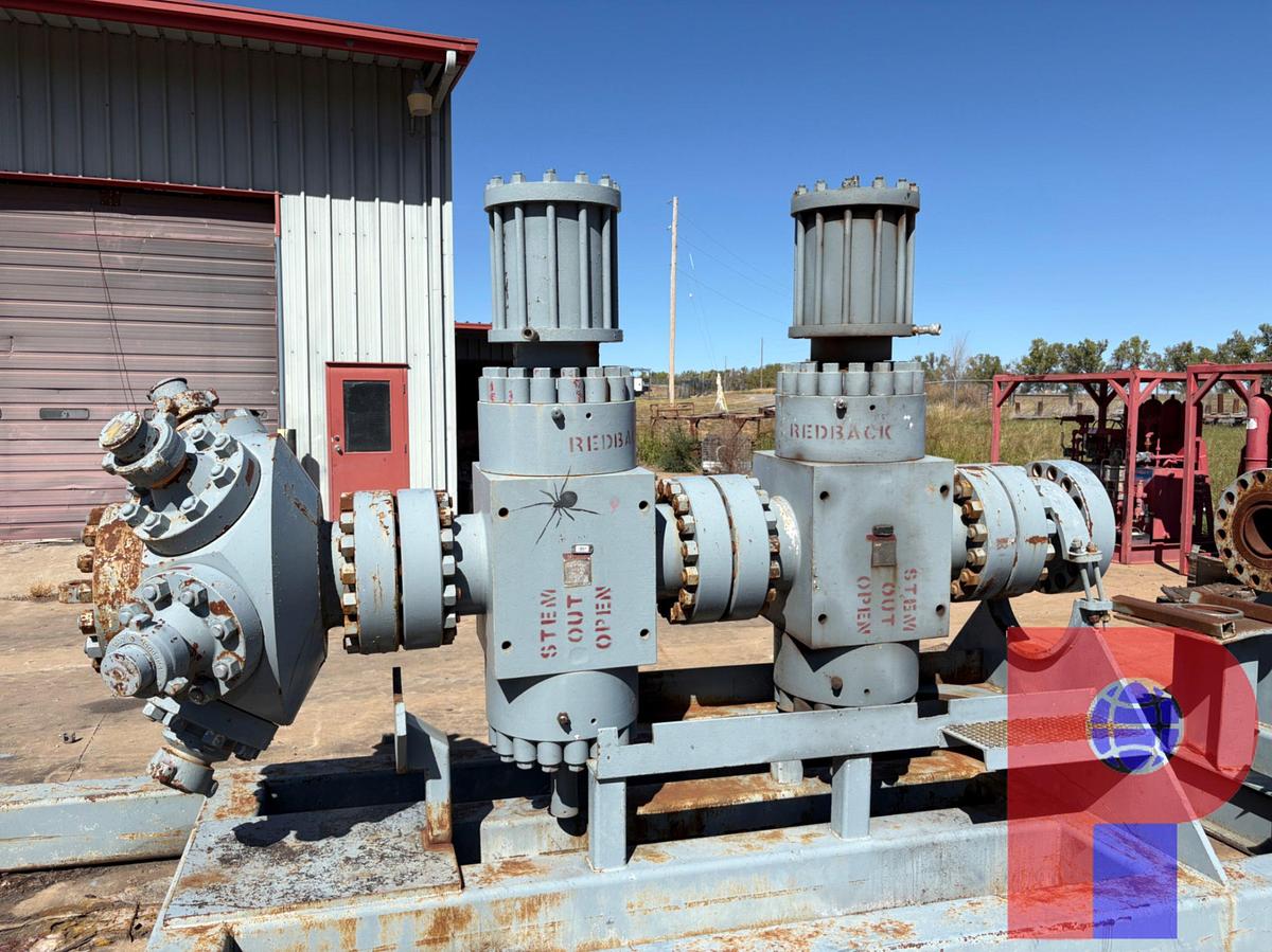 Used (3X$) (2) JF 7-1/16” 15K HYDRAULIC FRAC VALVES & (1) 7-1/16” 15K GOAT HEAD