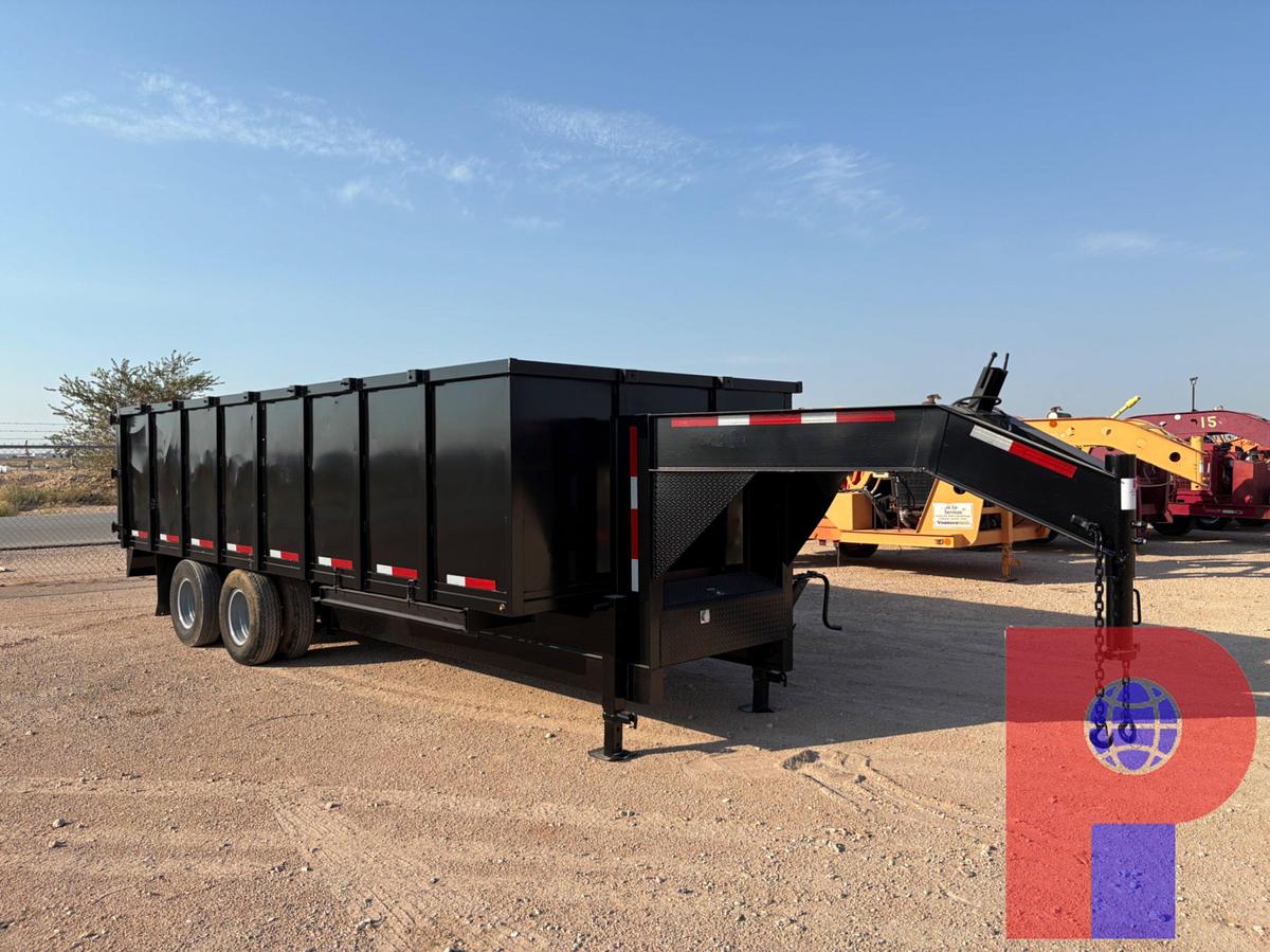 Used 2018 TEXAS PRIDE 20’ X 8’ T/A HYDRAULIC TILT BED GOOSENECK TRAILER