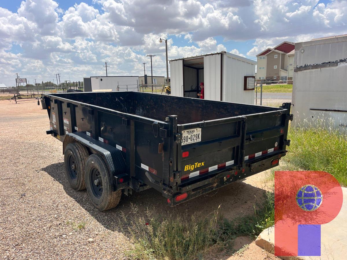 Used 2020 BIG TEX 14LX 14’ T/A BUMPER PULL DUMP TRAILER