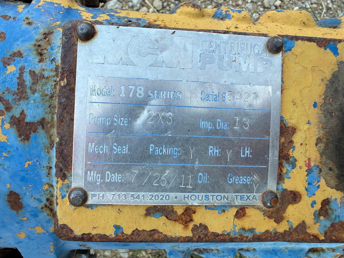 Used (4) ASSORTED MISSION CENTRIFUGAL PUMPS