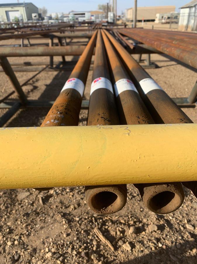 Used 3” OD x 1 3/8” ID x 30.3’ L Slick Drill Collar w 2 7/8 PAC