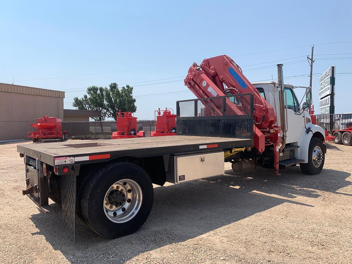 Used 2001 STERLING M7500 ACTERRA S/A DAYCAB KNUCKLE BOOM CRANE TRUCK
