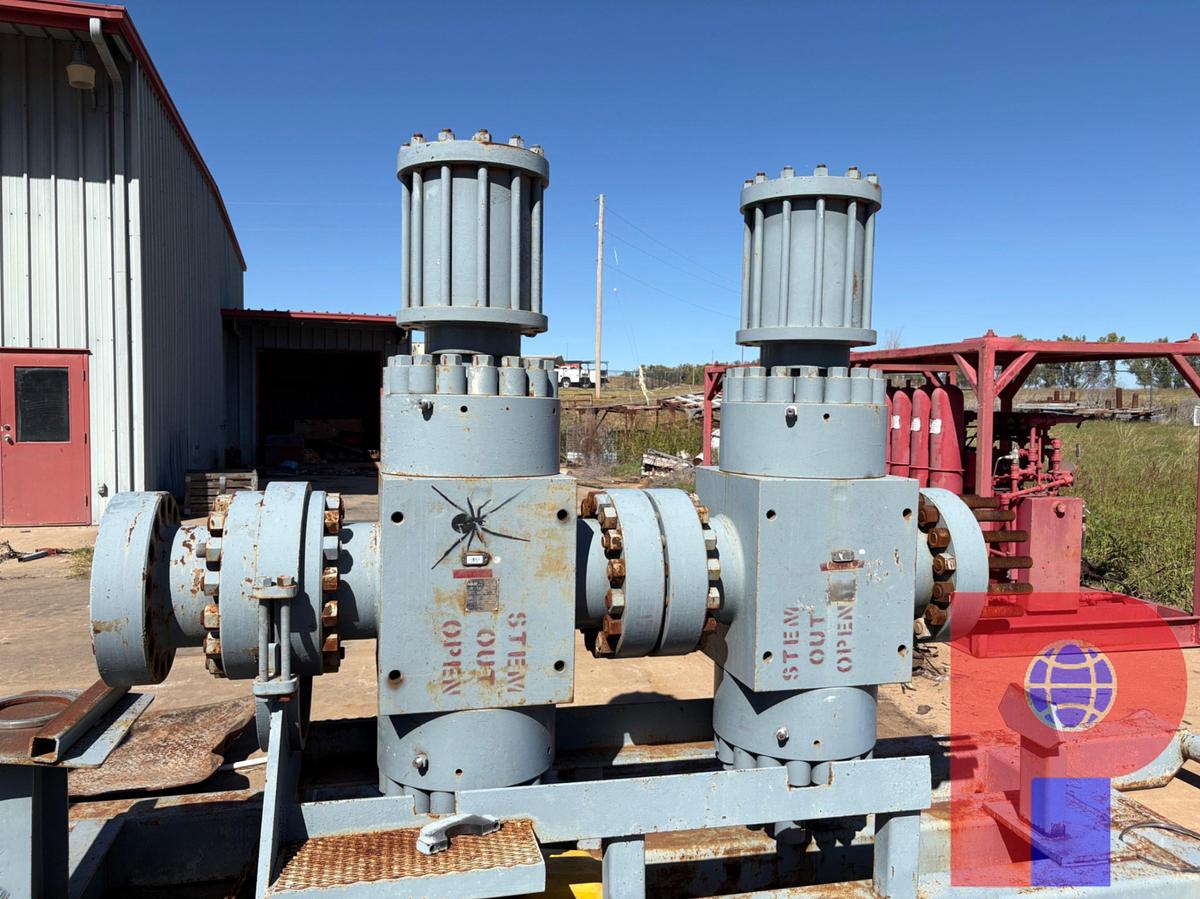 Used (2X$) (2) JF 7-1/16” 15K HYDRAULIC FRAC VALVES