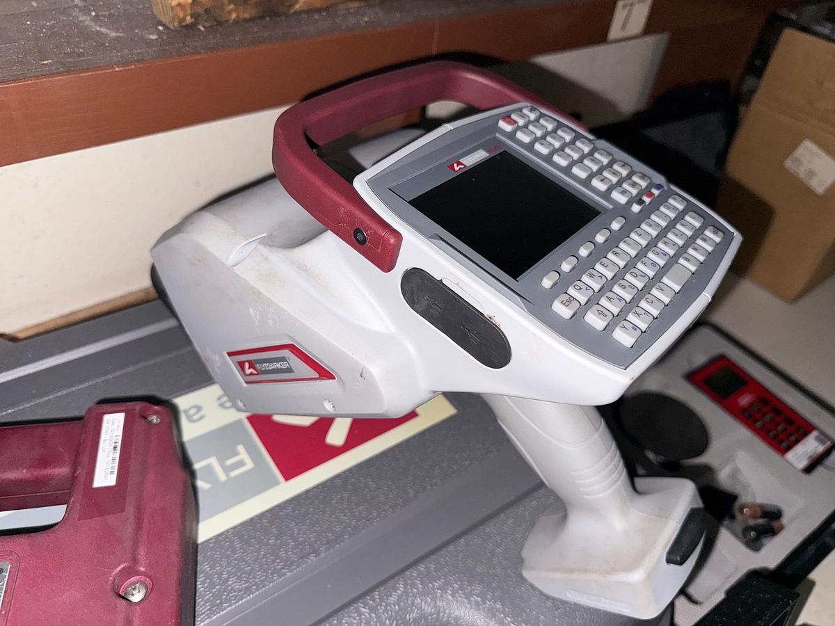 Used SECTION W/ DIGITAL COMPONENTS, PARKER 1115VAC MPI TESTER, KING PORTABLE BRINNEL, FLYMARKER, SPI HARDNESS TESTER