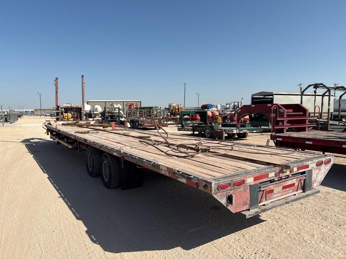 Used 2007 DELTA TRAILERS 40’ X 101” T/A GOOSENECK PIPE HANDLER TRAILER