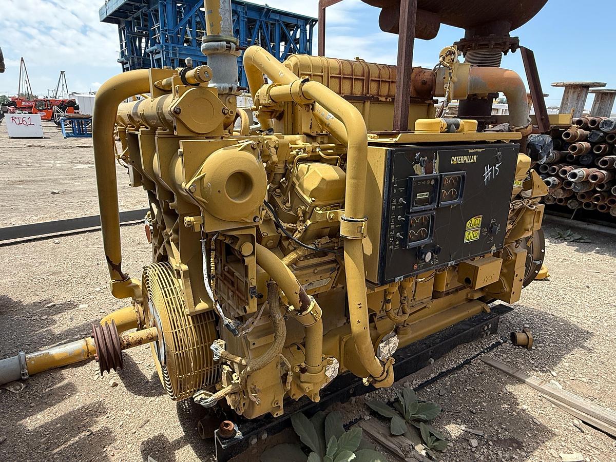 Used CATERPILLAR 3512 DRILLING MUD PUMP DIESEL ENGINE