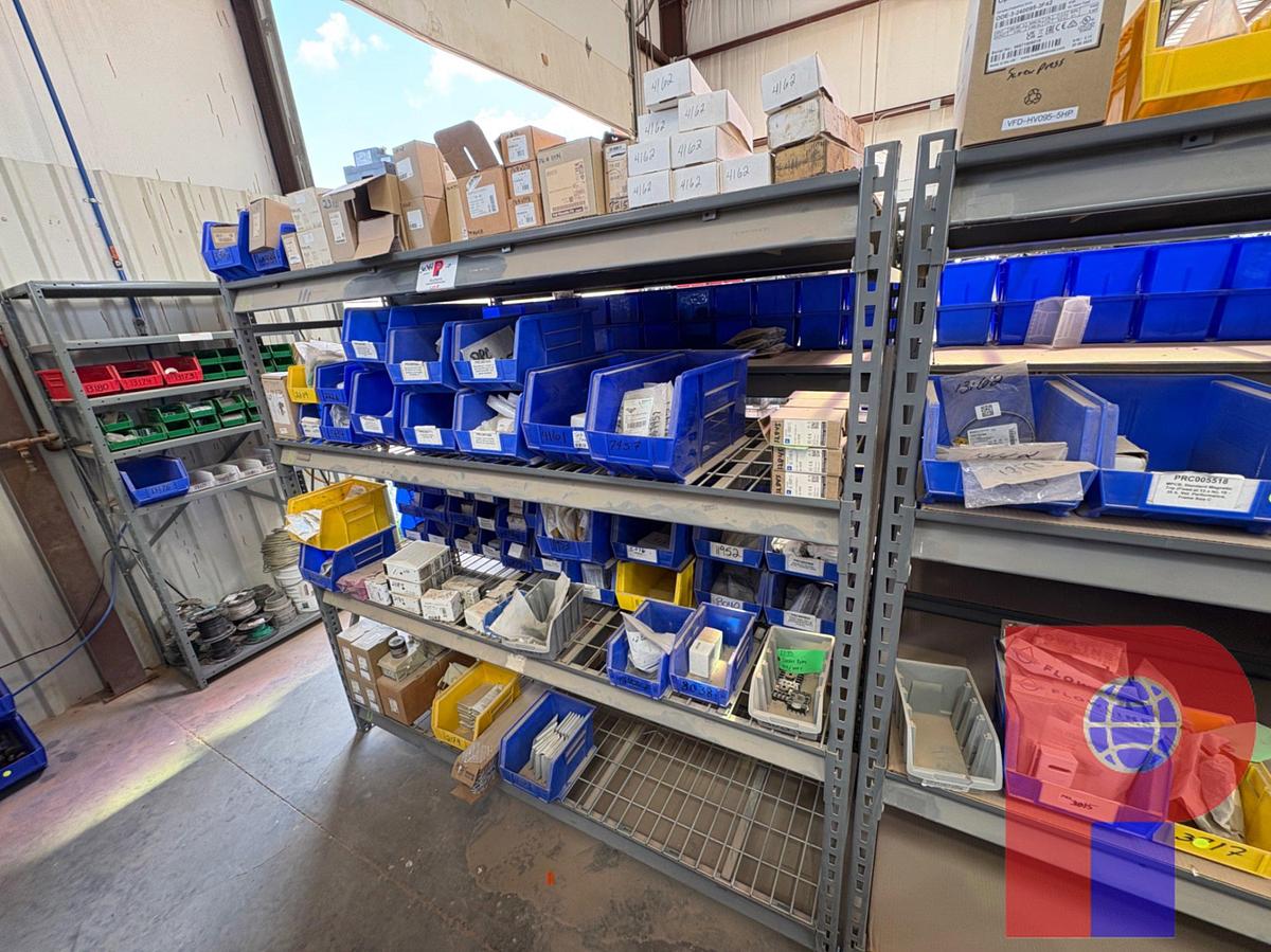 Used (2) 6’ X 2’ X 6’ SHELVES W/ CONTENTS