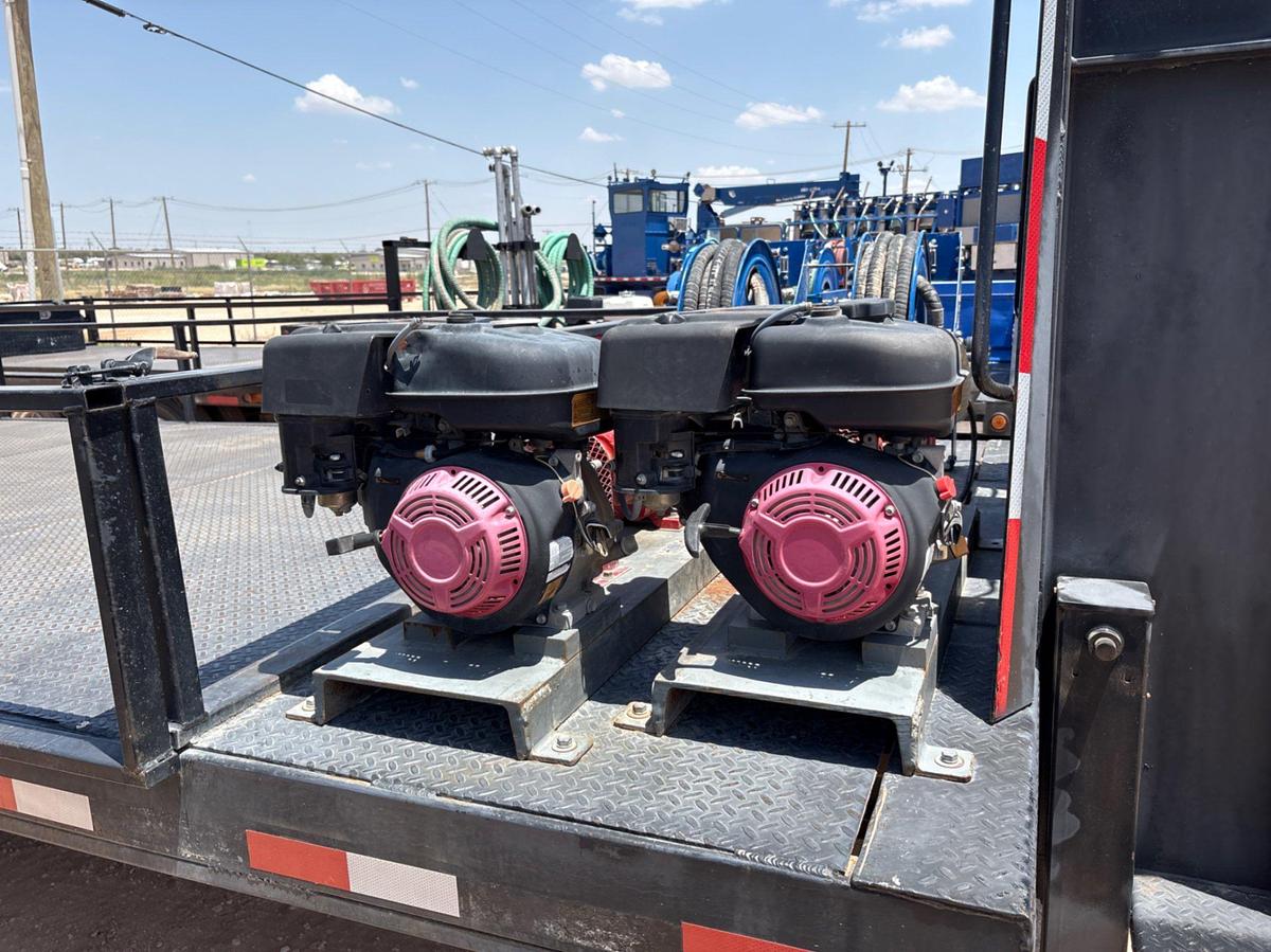 Used 2018 GATORMADE 20’ X 8’ T/A GOOSENECK CHEMICAL PUMP TRAILER