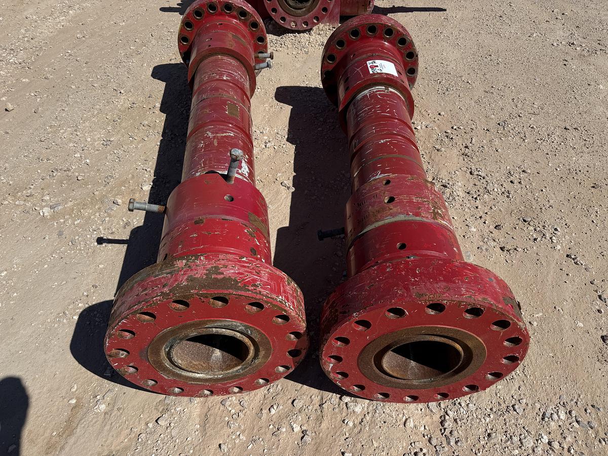 Used (2) 7-1/4” X 5.9’L 15K WP FLANGED SWIVEL SPOOL RISERS