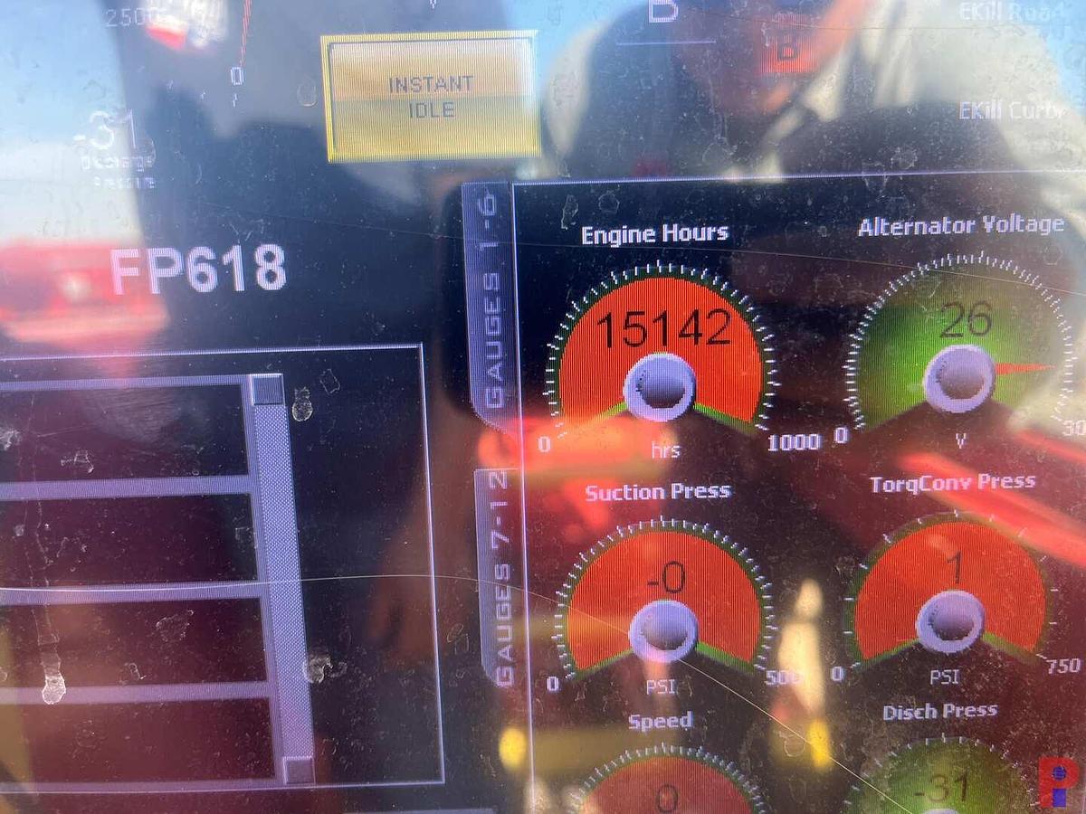 Used 2011 BLACKSTONE TRAILER MFG 3-AXLE FRAC PUMP TRAILER