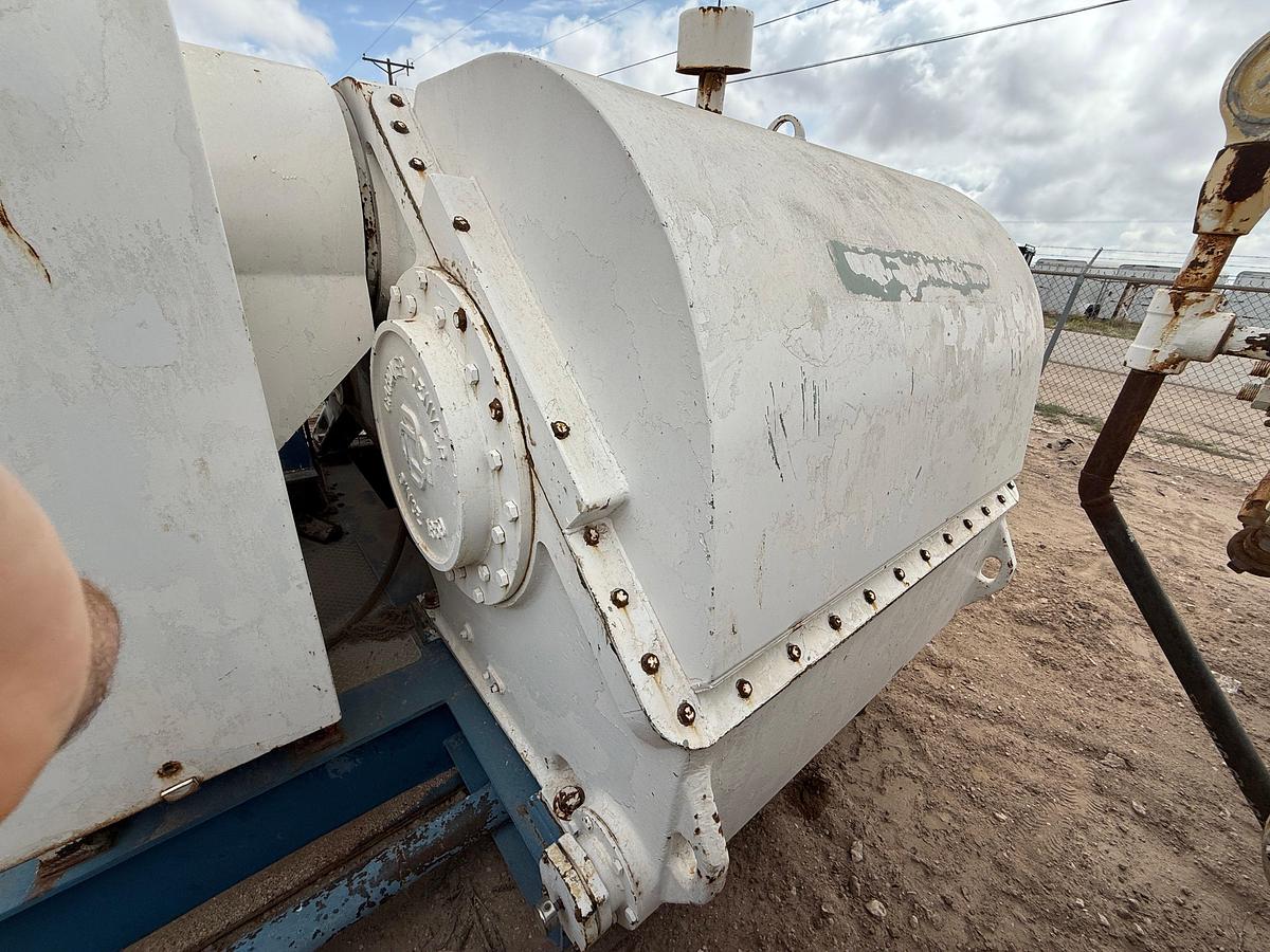 Used 2011 GARDNER DENVER PZ11 TRIPLEX DRILLING MUD PUMP P/B CATERPILLAR 3512, SKIDDED