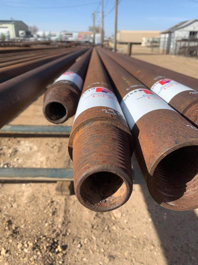 Used 2 7/8” OD x 1 3/8” ID x 29.50’ L Slick Drill Collar w/ 2 3/8 REG Connections