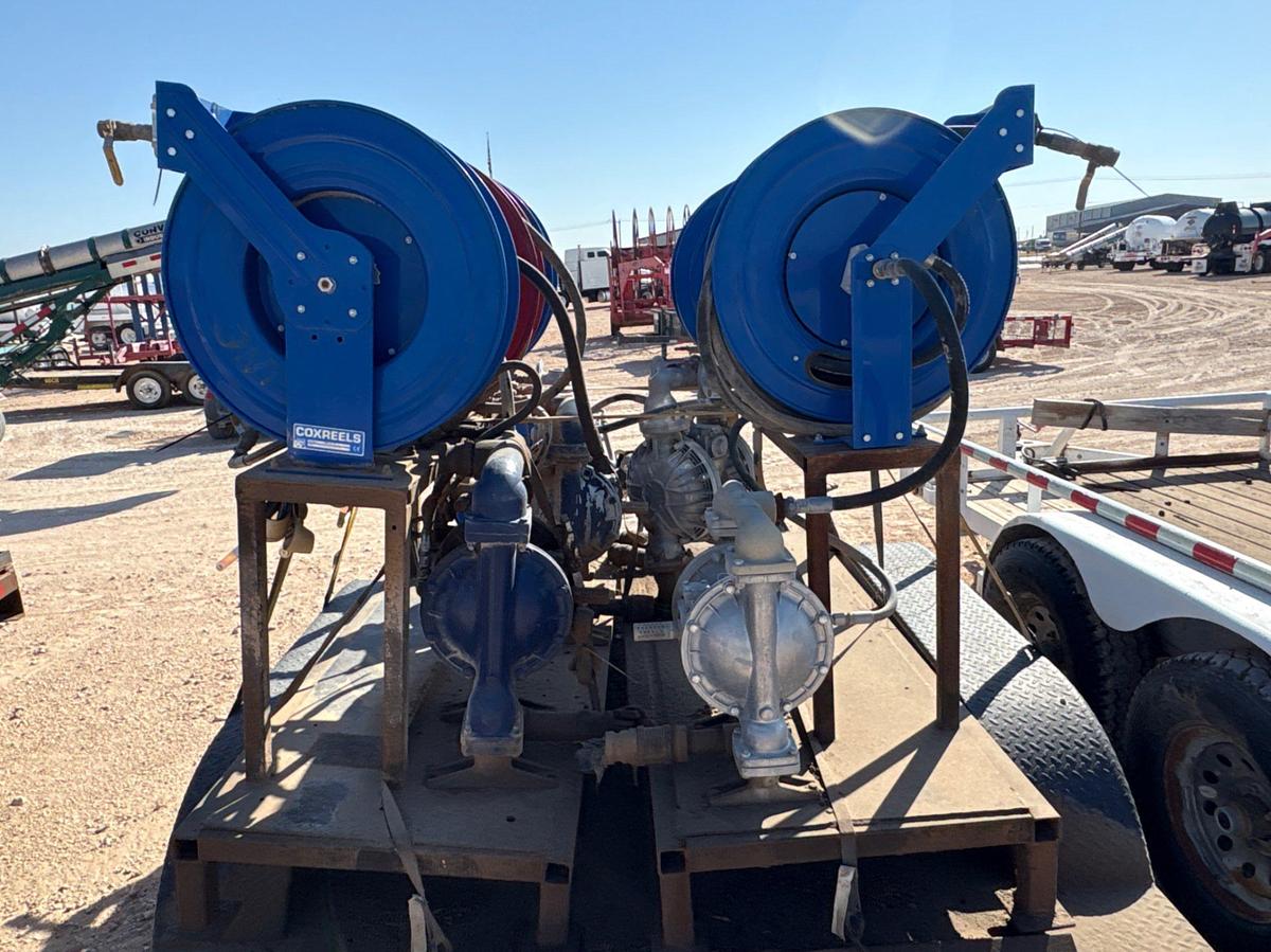 Used 2014 VALLEY 10.5’ X 4.5’ T/A BUMPER PULL GREASE PUMP TRAILER