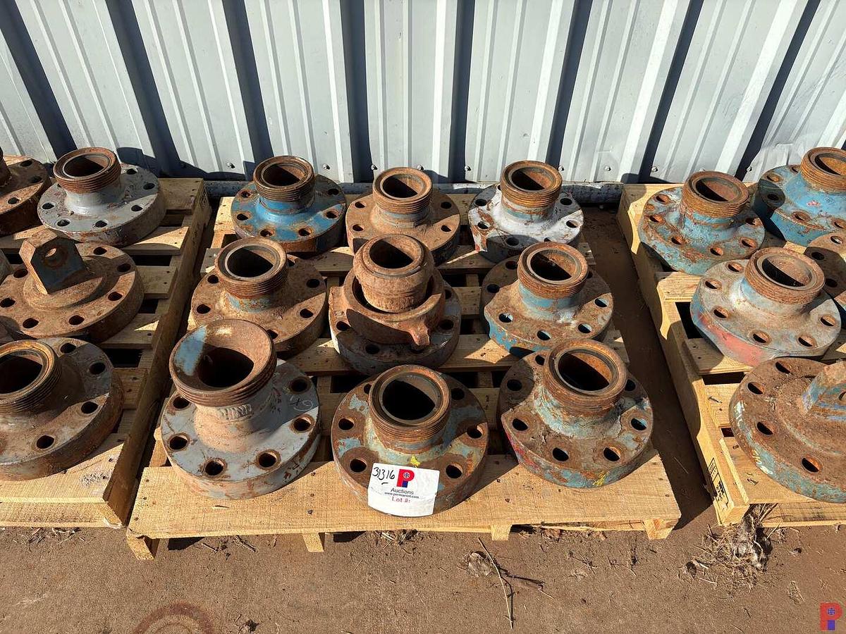 Used (9X$) 4” WECO FLANGES
