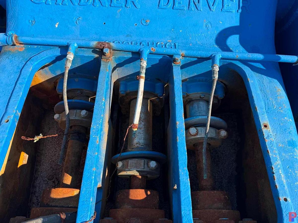Used GARDNER DENVER PAH TRIPLEX WELL SERVICE PUMP P/B DETROIT 12V71 ALLISON TRANS.