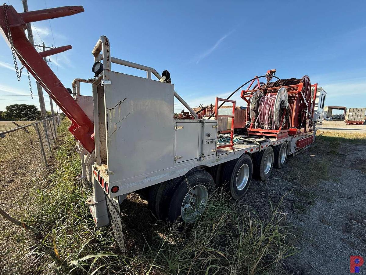 Used 2012 SERVA GROUP 54’ X 102” 4-AXLE 2” COIL TUBING TRAILER