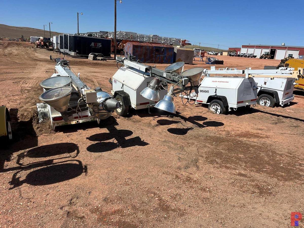 Used (3) TEREX PORTABLE LIGHT TOWER PLANTS
